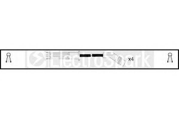 Комплект проводов зажигания STANDARD OEK481