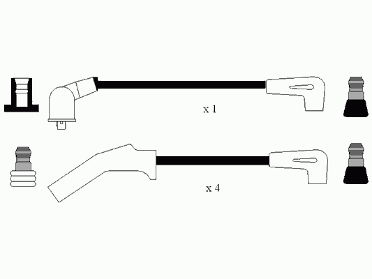 Комплект проводов зажигания NGK 8552