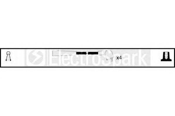 Комплект проводов зажигания STANDARD OEK551