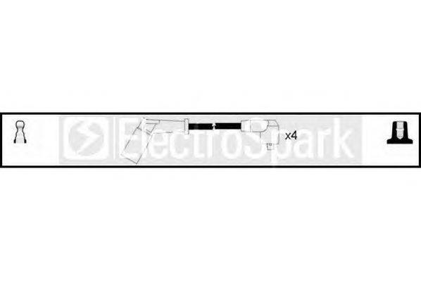 Комплект проводов зажигания STANDARD OEK462