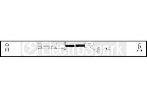 Комплект проводов зажигания STANDARD OEK994