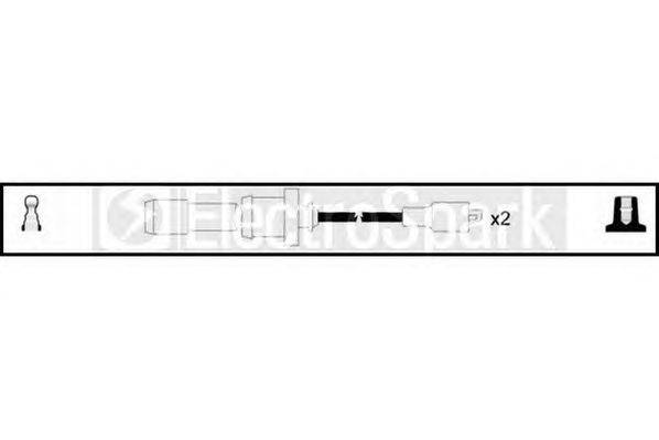 Комплект проводов зажигания STANDARD OEK763