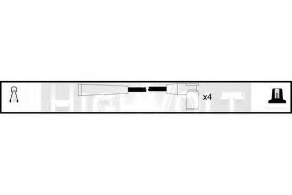 Комплект проводов зажигания STANDARD OEF621