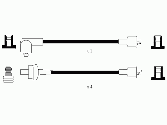 Комплект проводов зажигания NGK 7399