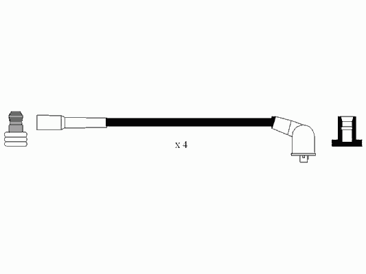 Комплект проводов зажигания NGK 0896