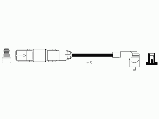 Комплект проводов зажигания NGK 0965