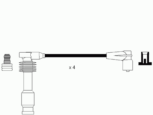 Комплект проводов зажигания NGK 6995