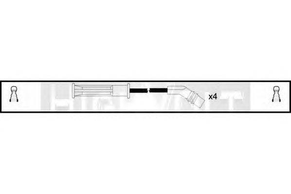 Комплект проводов зажигания STANDARD OEF997