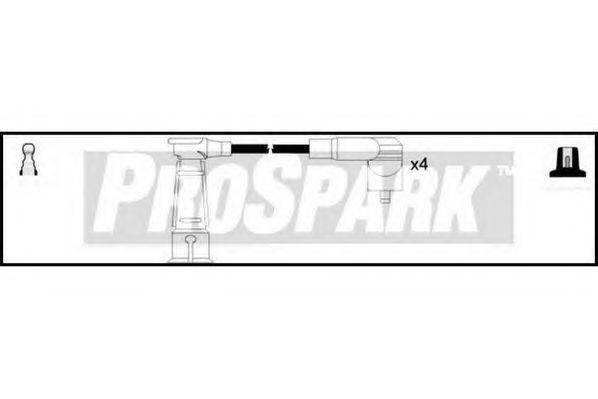 Комплект проводов зажигания STANDARD OES751