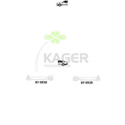 Подвеска колеса KAGER 800057