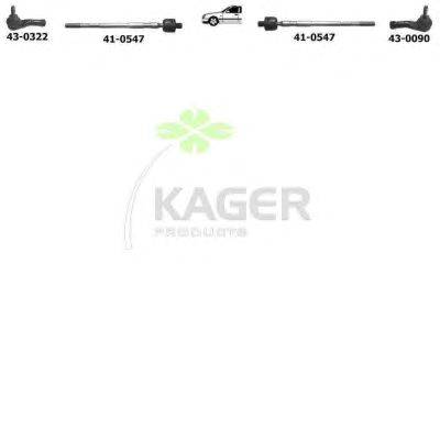Подвеска колеса KAGER 800399