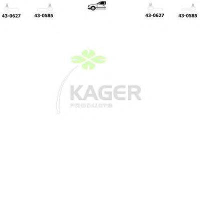 Подвеска колеса KAGER 801312