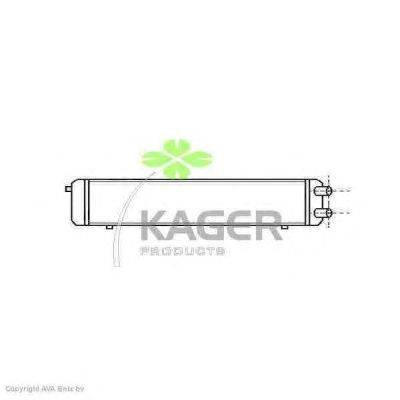 Радиатор, охлаждение двигателя KAGER 311244