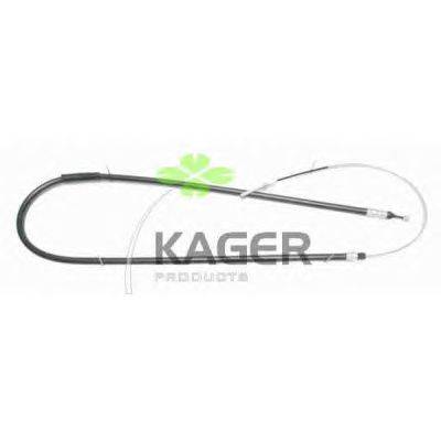 Трос, стояночная тормозная система KAGER 19-1390