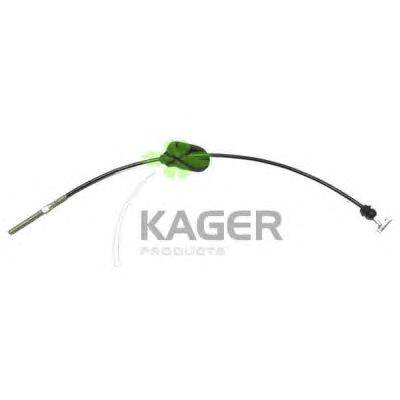 Трос, стояночная тормозная система KAGER 19-6525