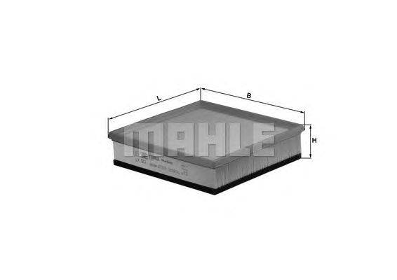 Воздушный фильтр MAHLE ORIGINAL LX501
