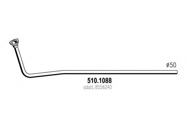 Труба выхлопного газа ASSO 510.1088