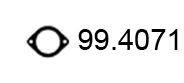 Прокладка, труба выхлопного газа ASSO 99.4071