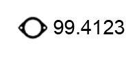 Прокладка, труба выхлопного газа ASSO 99.4123