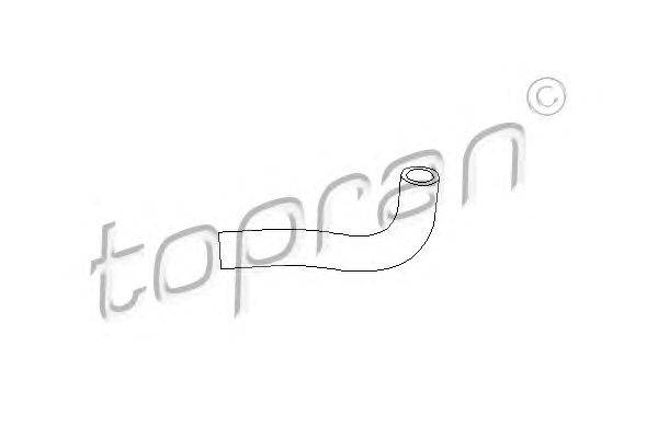 Шланг, воздухоотвод крышки головки цилиндра TOPRAN 101051