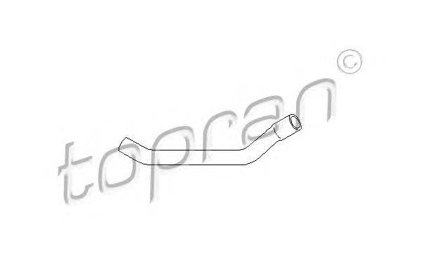 Шланг радиатора TOPRAN 109011