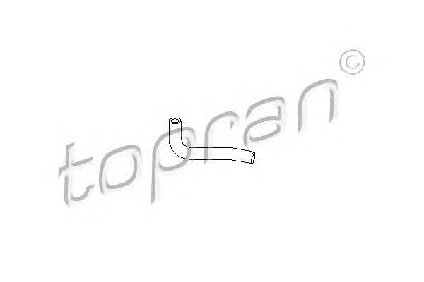 Шланг радиатора TOPRAN 100717