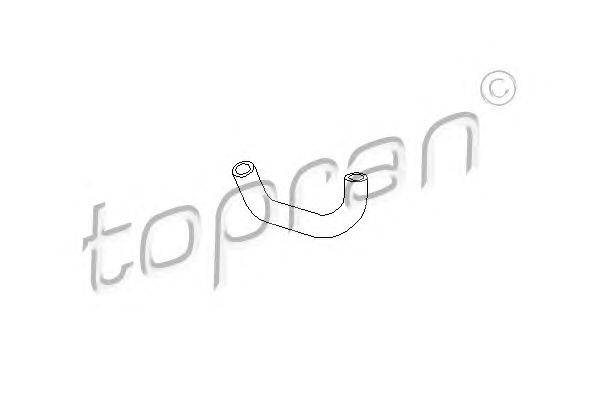 Шланг радиатора TOPRAN 107383