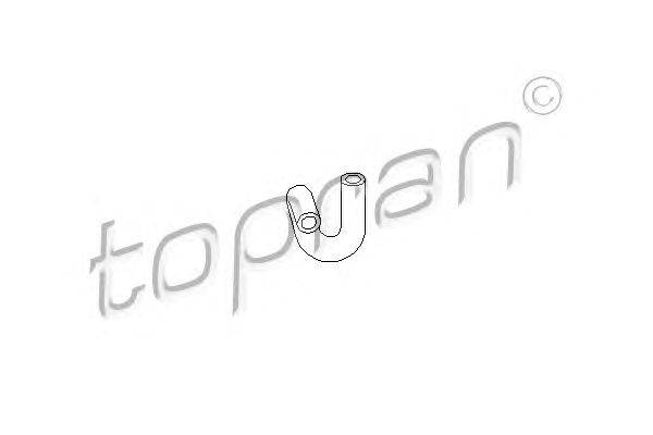Шланг радиатора TOPRAN 107 304