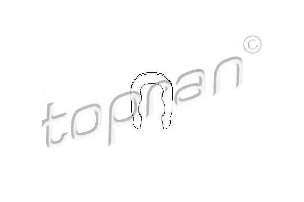 Удерживающая пружина TOPRAN 107319