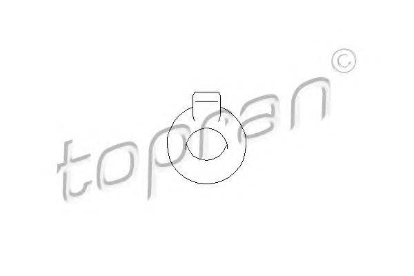 Кронштейн, глушитель TOPRAN 102755