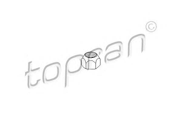 Гайка, выпускной коллектор TOPRAN 108 578