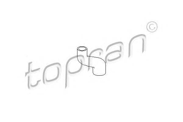 Шланг радиатора TOPRAN 205 714