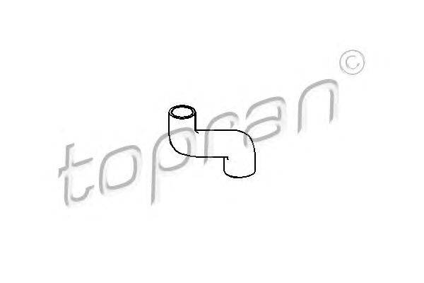 Шланг радиатора TOPRAN 205721