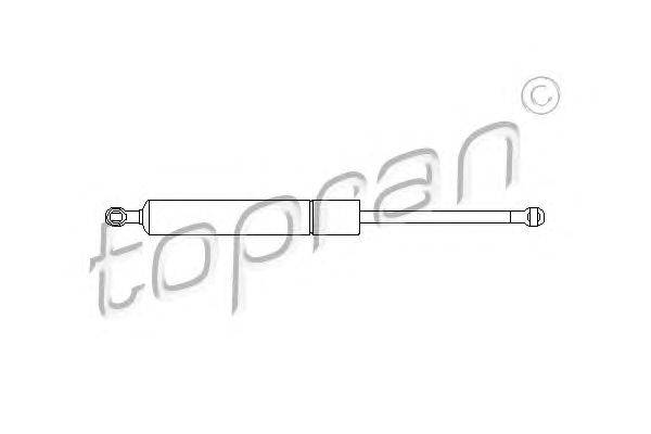 Газовая пружина, крышка багажник TOPRAN 400 658