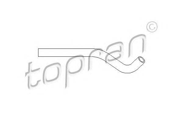 Гидравлический шланг, рулевое управление TOPRAN 501 556