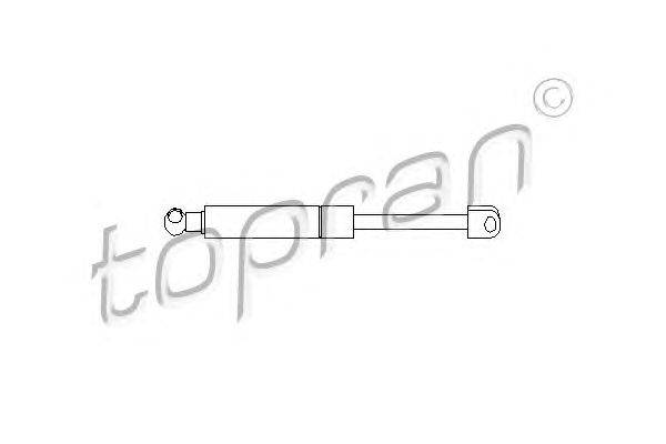 Газовая пружина, крышка багажник TOPRAN 501 292