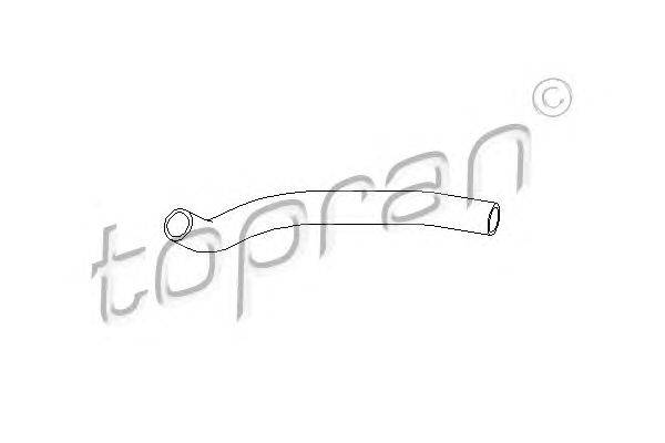 Шланг, вентиляция картера TOPRAN 721792