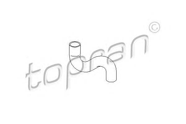 Шланг радиатора TOPRAN 721450