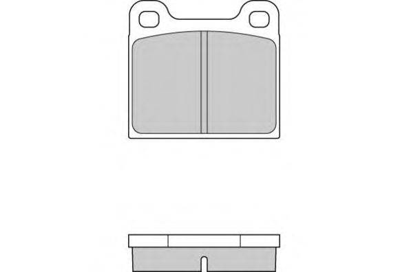 Комплект тормозных колодок, дисковый тормоз SIMCA 47891