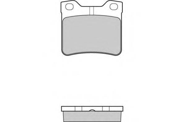 Комплект тормозных колодок, дисковый тормоз E.T.F. 120728