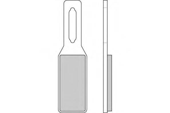 Комплект тормозных колодок, дисковый тормоз E.T.F. 12-0852