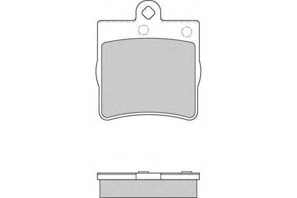 Комплект тормозных колодок, дисковый тормоз E.T.F. 12-0861