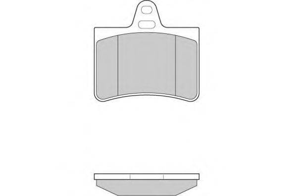 Комплект тормозных колодок, дисковый тормоз E.T.F. 12-0938