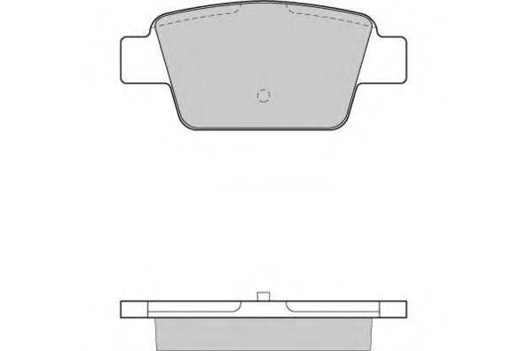Комплект тормозных колодок, дисковый тормоз E.T.F. 120947