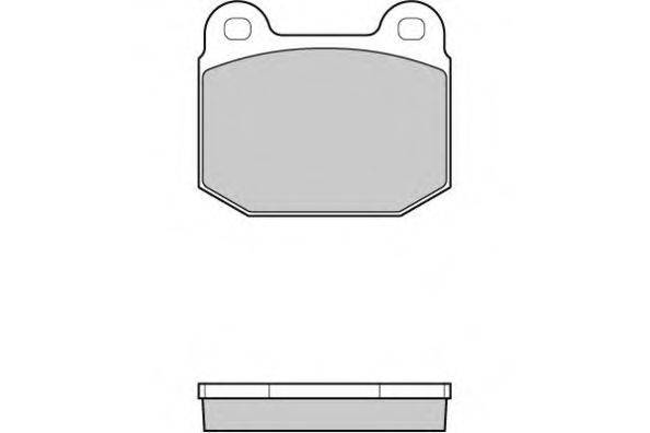 Комплект тормозных колодок, дисковый тормоз E.T.F. 12-1035