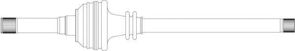Приводной вал GENERAL RICAMBI RV3062
