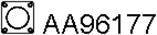 Прокладка, труба выхлопного газа VENEPORTE AA96177