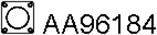 Прокладка, труба выхлопного газа VENEPORTE AA96184