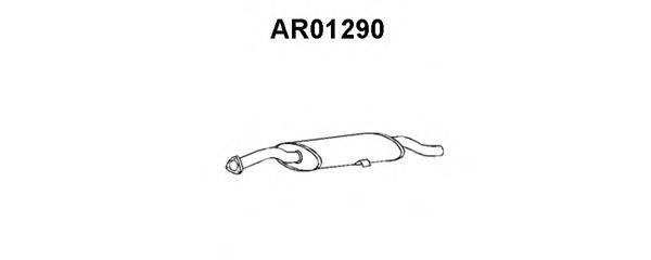Глушитель выхлопных газов конечный VENEPORTE AR01290