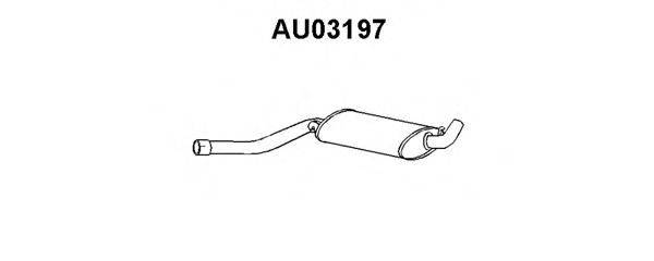 Предглушитель выхлопных газов VENEPORTE AU03197